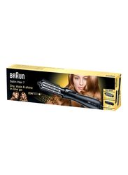 Braun Satin Hair Airstyler with Comb Attachment, AS720, Black