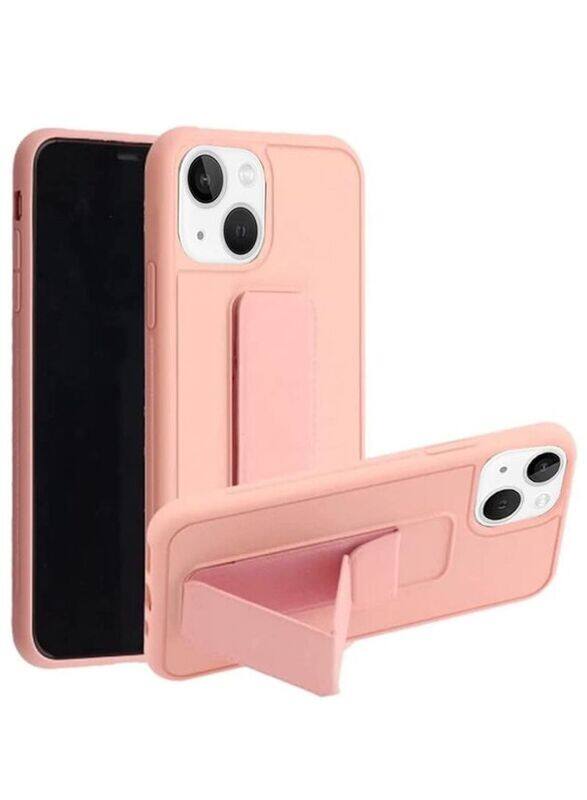 

Zolo Apple iPhone 14 Plus Finger Grip Holder & Protective Mobile Phone Case Cover, Pink