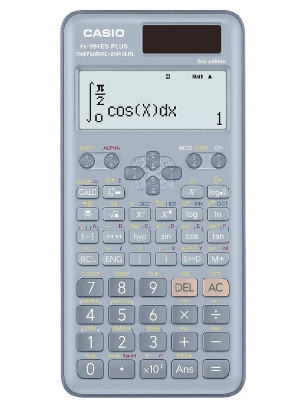 Casio Plus 2nd Edition Scientific Calculator, FX-991ES, Blue