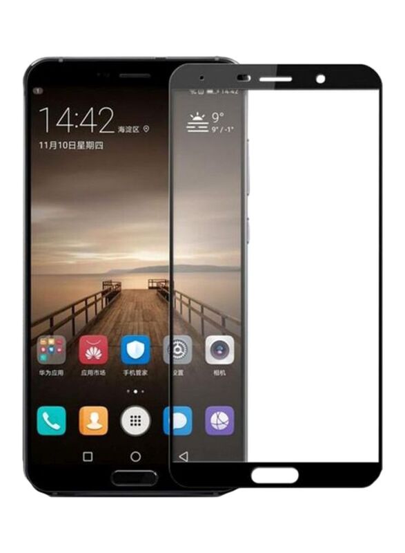 Huawei Mate 10 Tempered Glass Screen Protector, Black/Clear