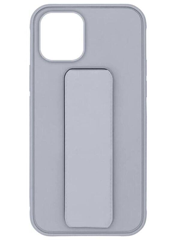 Zolo Apple iPhone 11 Pro Multi-Function Shockproof Protective Finger Grip Holder and Standing Mobile Phone Back Case Cover with Car Magnetic, Grey