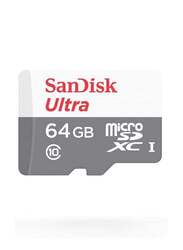 Sandisk 64GB microSDXC Memory Card With Adapter, Black
