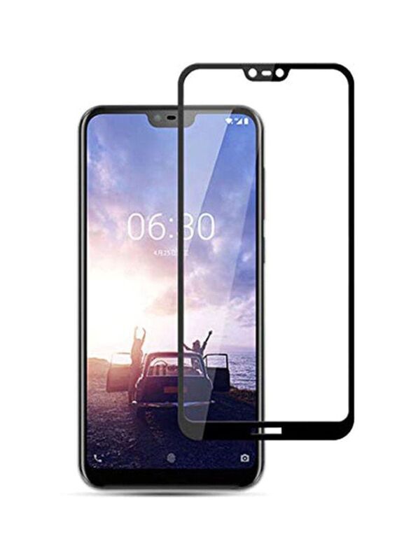 Nokia 6.1 Plus (X6) 2018 5D Tempered Glass Screen Protector, Multicolour