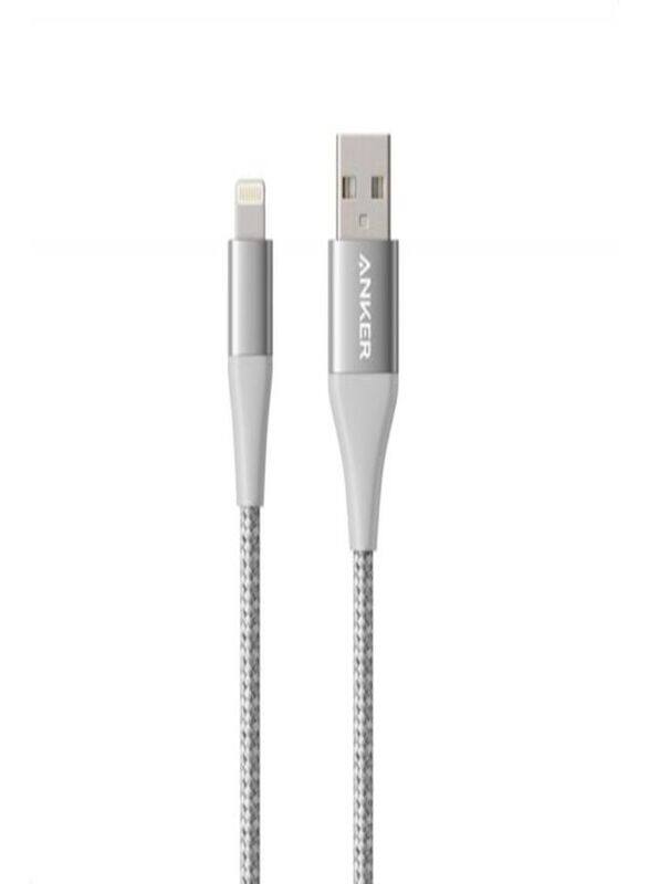 

Anker 180 cm PowerLine+ Data Sync Charging Cable, Silver