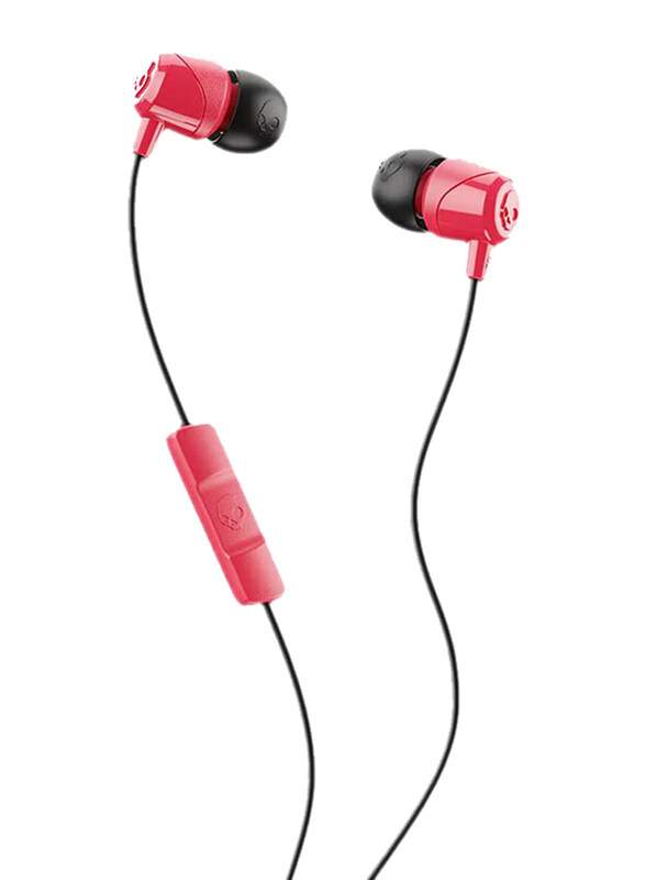 

Skullcandy Jib Wired In-Ear Noise-Isolating Earbuds With Microphone, Red/Black