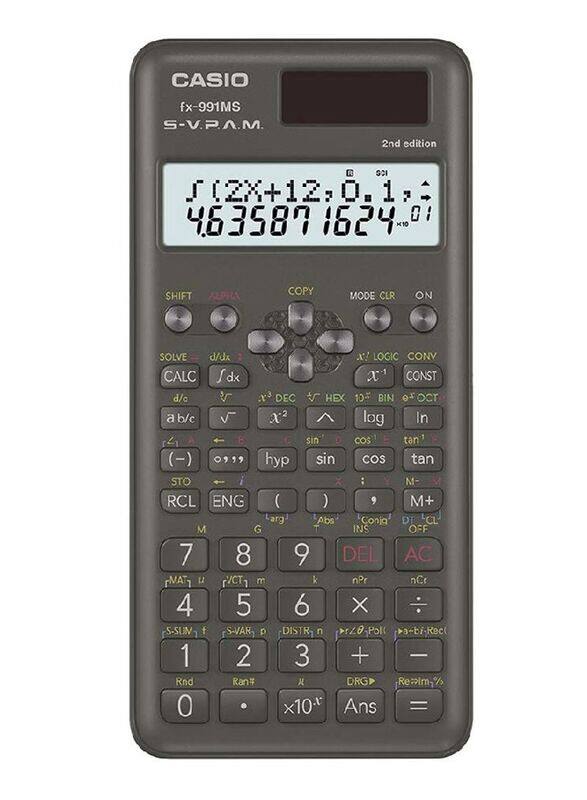 

Casio 2nd Gen Non-Programmable Scientific Calculator, FX-991MS, Black