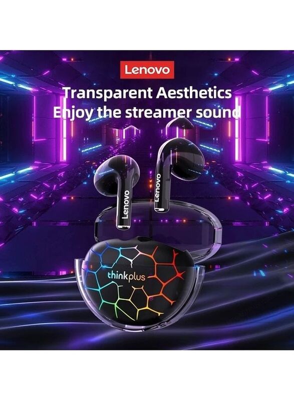 Lenovo Thinkplus LP80 Pro TWS Wireless In-Ear Headphones, Black