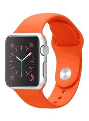 Silicone Apple Watch Wrist Band, Red