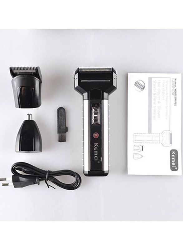 Kemei Rotary Shaver, Black