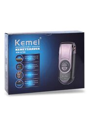 Kemei 3D Floating Electric Shaver, K8Q788, Brown