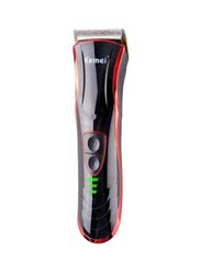 Kemei Electric Shaver with Hair Clipper, Km4004, Black/Red/Gold