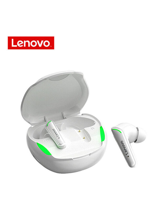 Lenovo XT92 Wireless BT5.1 Gaming Earbuds, White