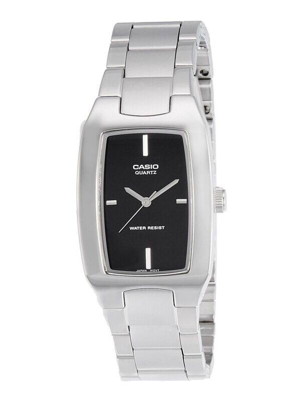 

Casio Analog Watch for Women with Stainless Steel Band, Water Resistant, MTP-1165A-1CDF, Silver/Black