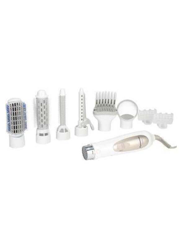 Panasonic 8-In-1 Hair Styling Kit, EH-KA81-W685, White