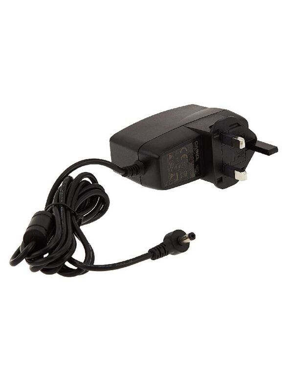 Casio Power Adapter, Black