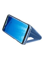 Samsung Galaxy S8+ Flip Case Cover with Stand, Blue