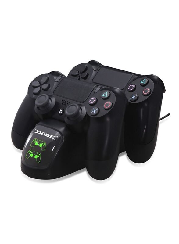 Dual Charging Dock Station Support PS4 Controller, Black