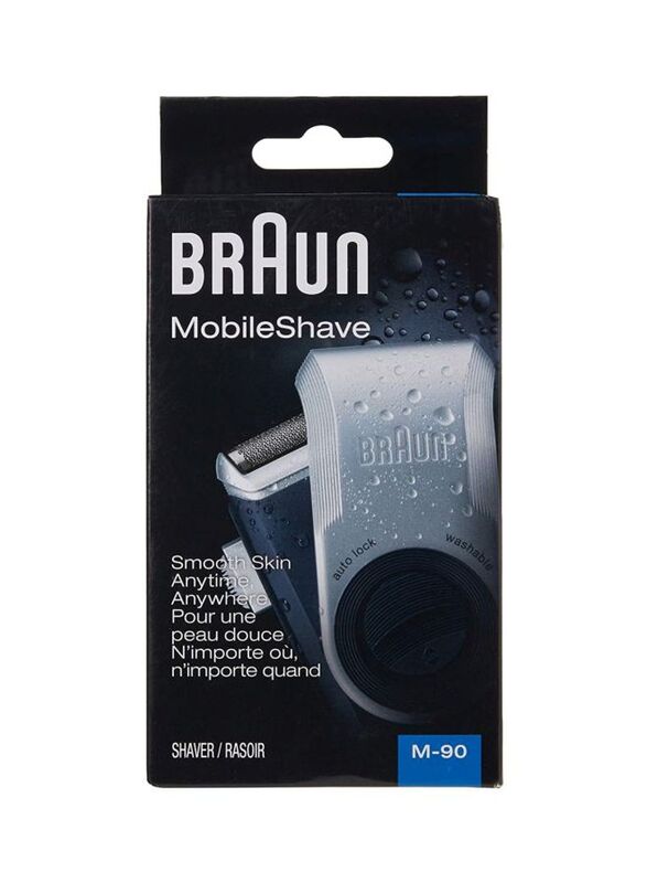 Braun Mobile Shaver, M90, Black/Grey