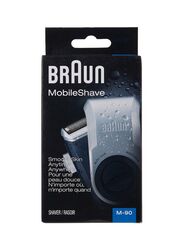 Braun Mobile Shaver, M90, Black/Grey