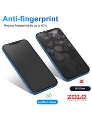 Zolo Apple iPhone 13 Anti-Spy Privacy 9D Tempered Glass Screen Protector, Black