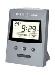 Al Fajr Azan Digital Table Clock, Grey