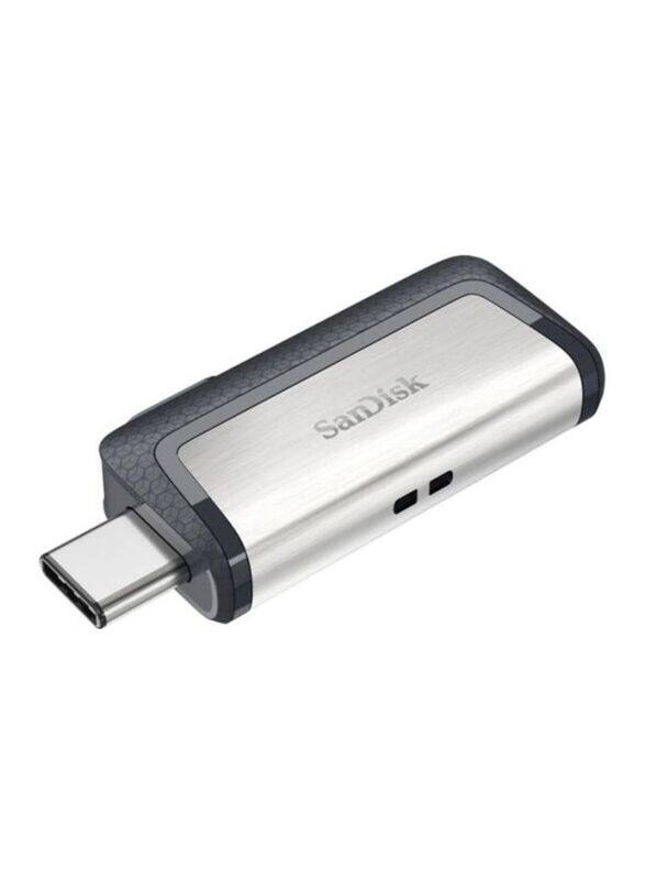 

Sandisk 64GB Ultra Dual Drive 3.1 USB Flash Drive, Silver/Black
