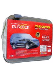 G-Rock Scratch-Resistant, Waterproof & Sun Protection Car Cover, Large, Grey