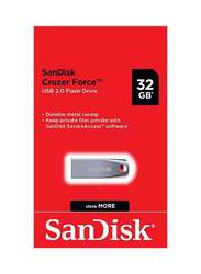 SanDisk 32GB Cruzer Force USB Flash Drive, Grey