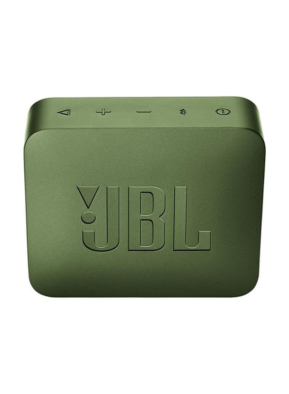 JBL Go 2 IPX7 Water Resistant Portable Bluetooth Speaker, Green