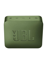 JBL Go 2 IPX7 Water Resistant Portable Bluetooth Speaker, Green