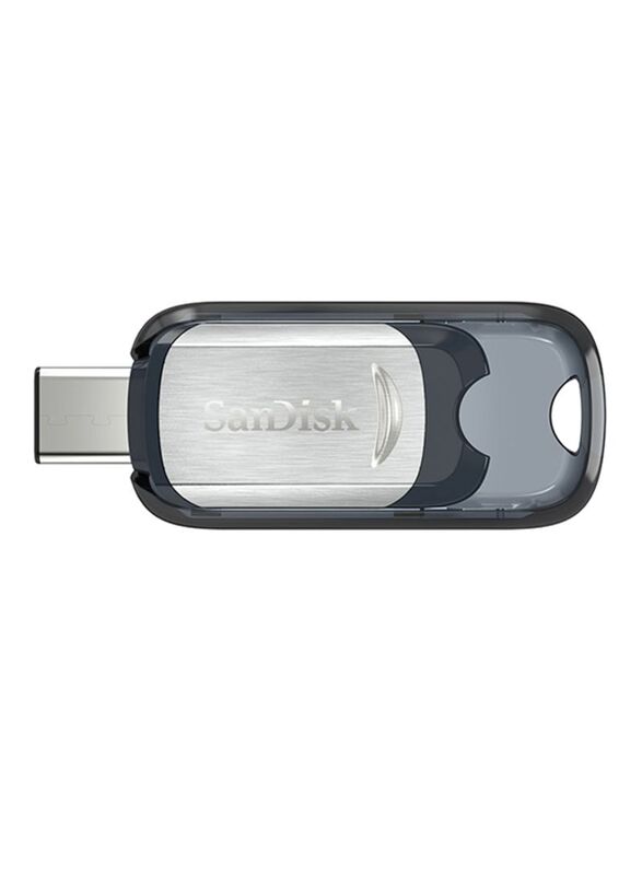 SanDisk 16GB Ultra USB Flash Drive, Black/Silver