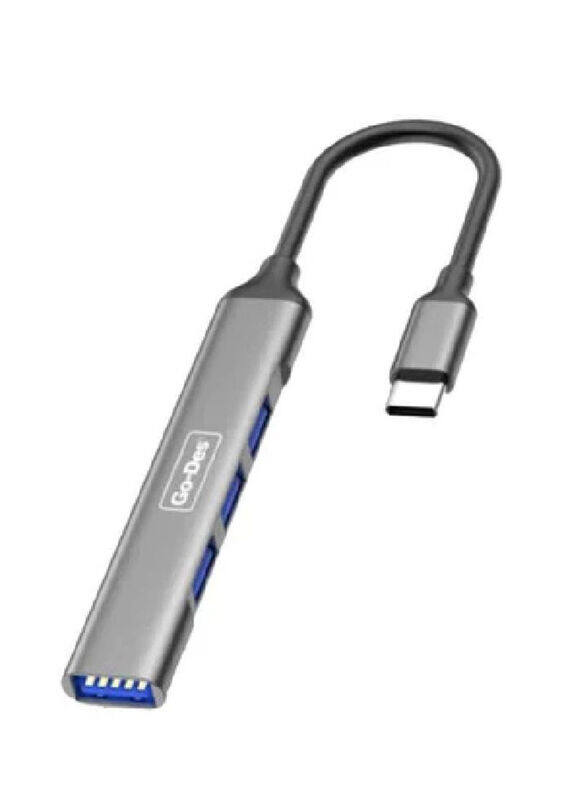 

Go-Des 4-in-1 USB 3.0 to Multimedia Adapter Docking Station, GD-UC702, Grey
