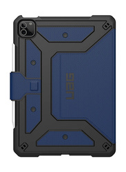 Urban Armor Gear Apple iPad Pro 11-inch 3rd Gen (2021) Metropolis Tablet Flip Case Cover, Cobalt