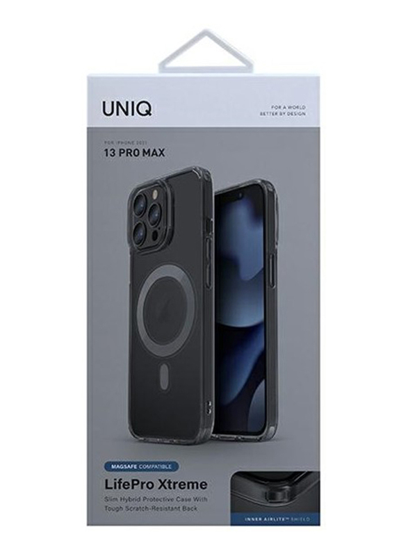 Uniq Apple iPhone 13 Pro Max Lifepro Xtreme MagSafe Mobile Phone Case Cover, IP6.7HYB, Grey