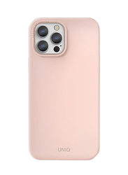Uniq Apple iPhone 13 Pro Max Lino Hue Magsafe Silicone Mobile Phone Case Cover, IP6.7HYB, Pink