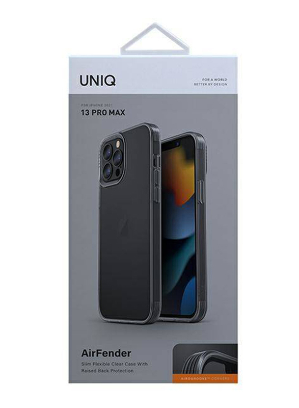 Uniq Apple iPhone 13 Pro Max Air Fender Mobile Phone Case Cover, IP6.7HYB, Grey