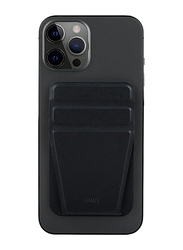 Uniq Lyft Magnetic Snap-On Card Holder for Apple MagSafe, Black