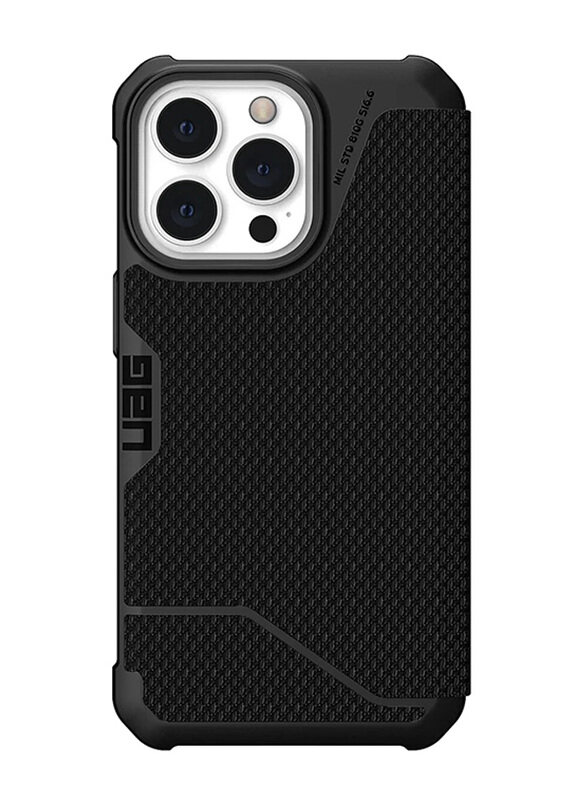 

Urban Armor Gear Apple iPhone 13 Pro Metropolis Mobile Phone Case Cover, Kevlar Black