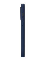 Uniq Apple iPhone 13 Pro Lino Silicone Mobile Phone Case Cover, IP6.1PHYB, Marine Blue