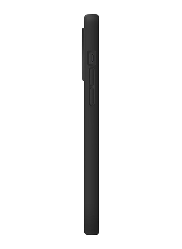 Uniq Apple iPhone 13 Pro Lino Silicone Mobile Phone Case Cover, IP6.1PHYB, Black