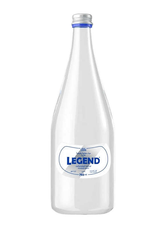 Legend Natural Carbonated Mineral Water, 6 Bottles x 750ml