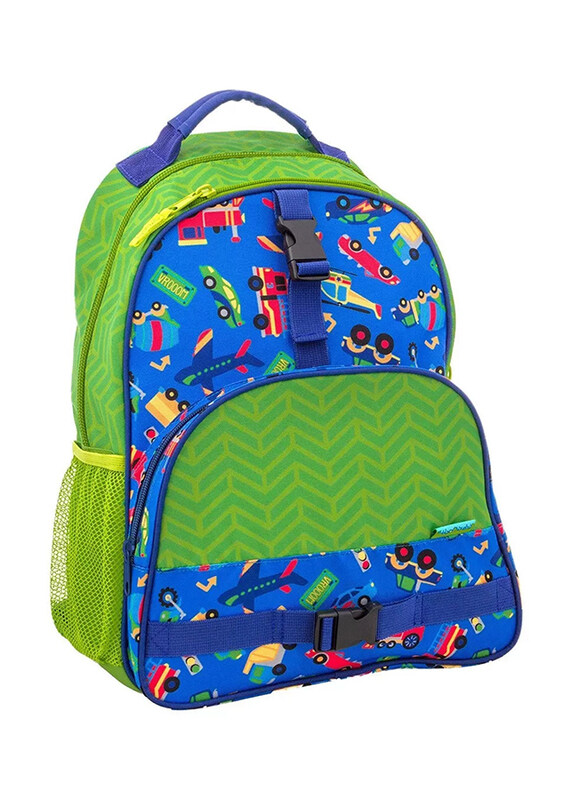 

Stephen Joseph All Over Print Transportation Backpack, 3+ Years, Blue/Green