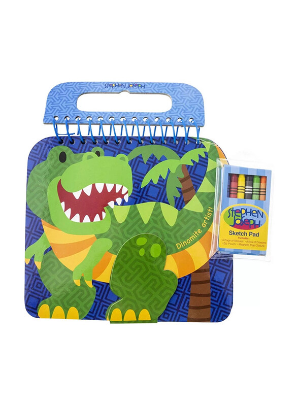 

Stephen Joseph Dino Shaped Sketch Pads Set, 9 Pieces, Ages 3+, Multicolour