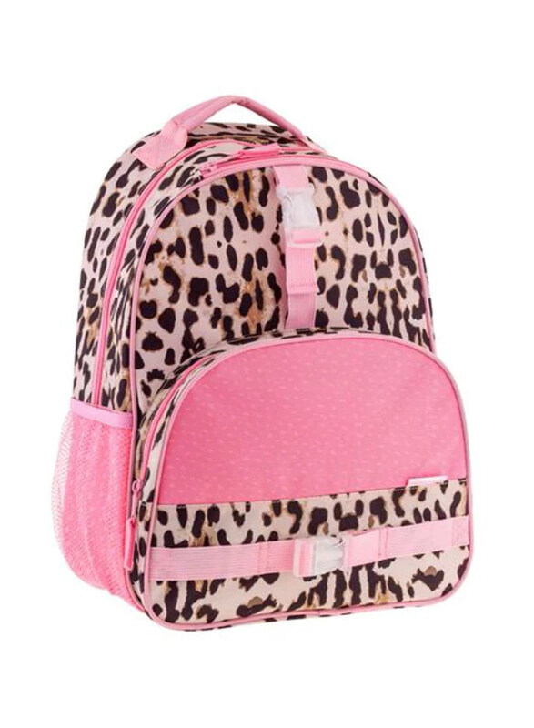 

Stephen Joseph All Over Print Leopard Backpack, 3+ Years, Pink/Black