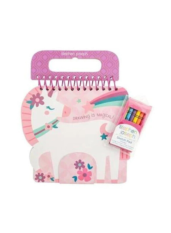 

Stephen Joseph Unicorn Shaped Sketch Pads Set, 9 Pieces, Ages 3+, Multicolour