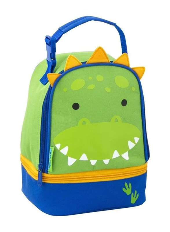 

Stephen Joseph Dino Lunch Bag, 3+ Years, Green/Blue