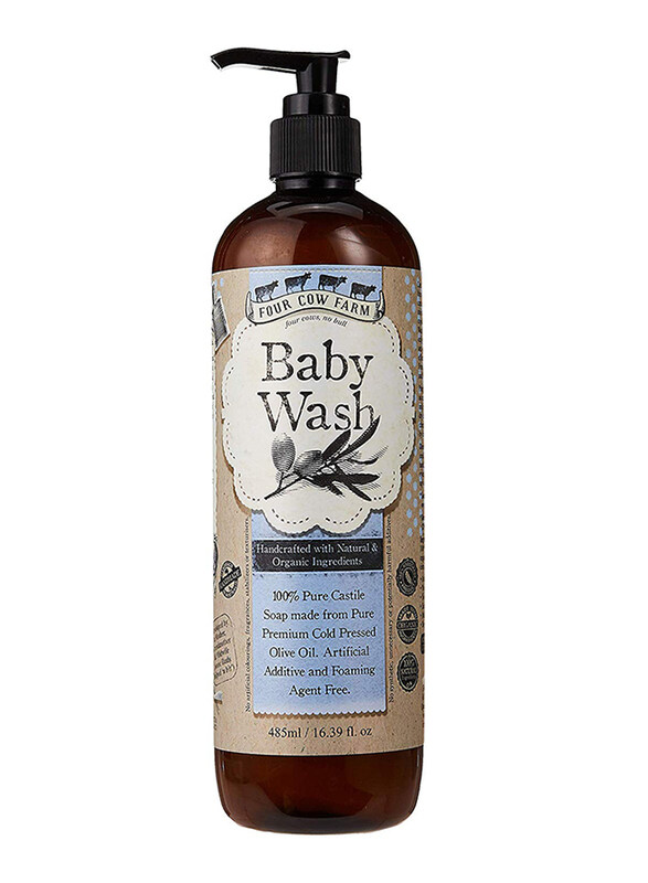 

Four Cow Farm 485ml Castile Soap Baby Wash for Kids