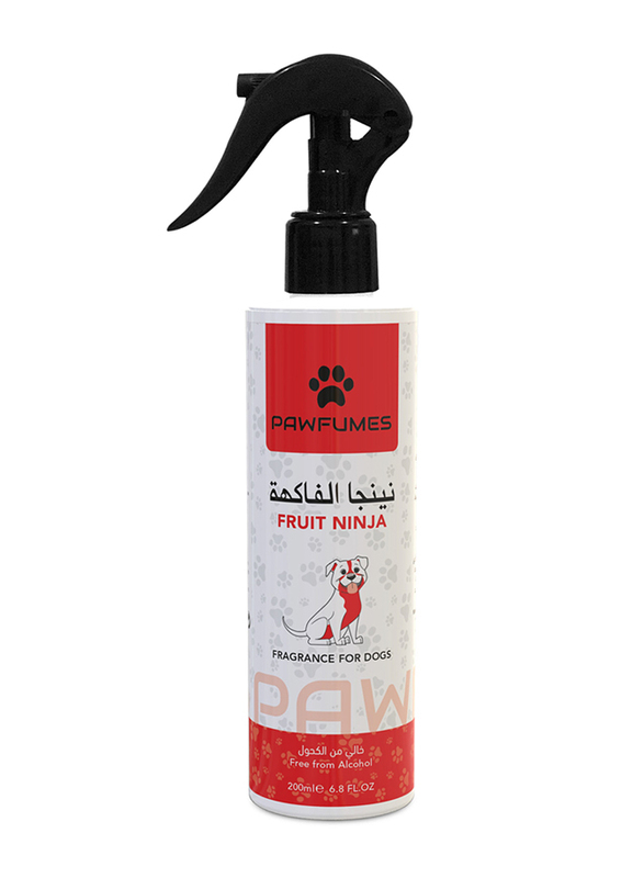 Pawfumes Fruit Ninja Fragrance for Dogs, 200ml, Red/White
