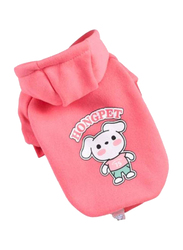 Hong Pet Sweatshirt for Dogs, Large, Pink