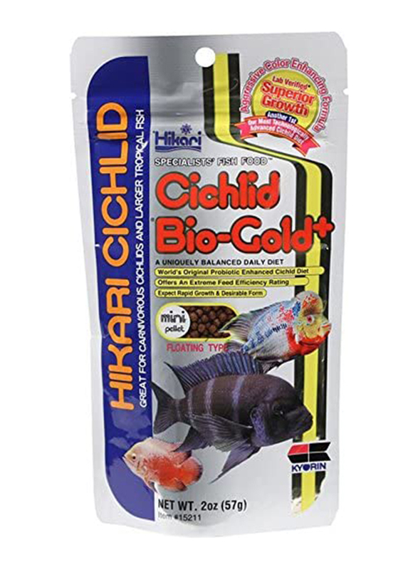 Hikari Cichlid Bio Gold Plus Dry Fish Food, 57g